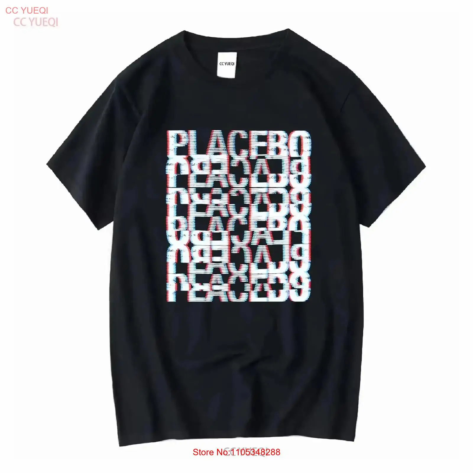 Xl Men'S Fashion - Camiseta da Banda Placebo 2023, Merch