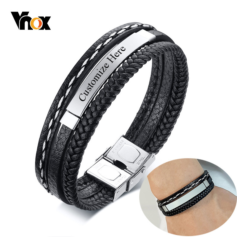 Vnox logotipo personalizado no - Men'S Fashion Quotes avaliação e preço