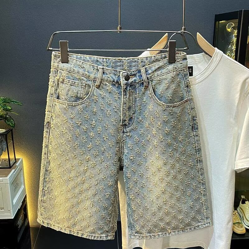 Novos Shorts Masculinos de Ver - Men'S Fashion Jeans 2025 avaliação e preço