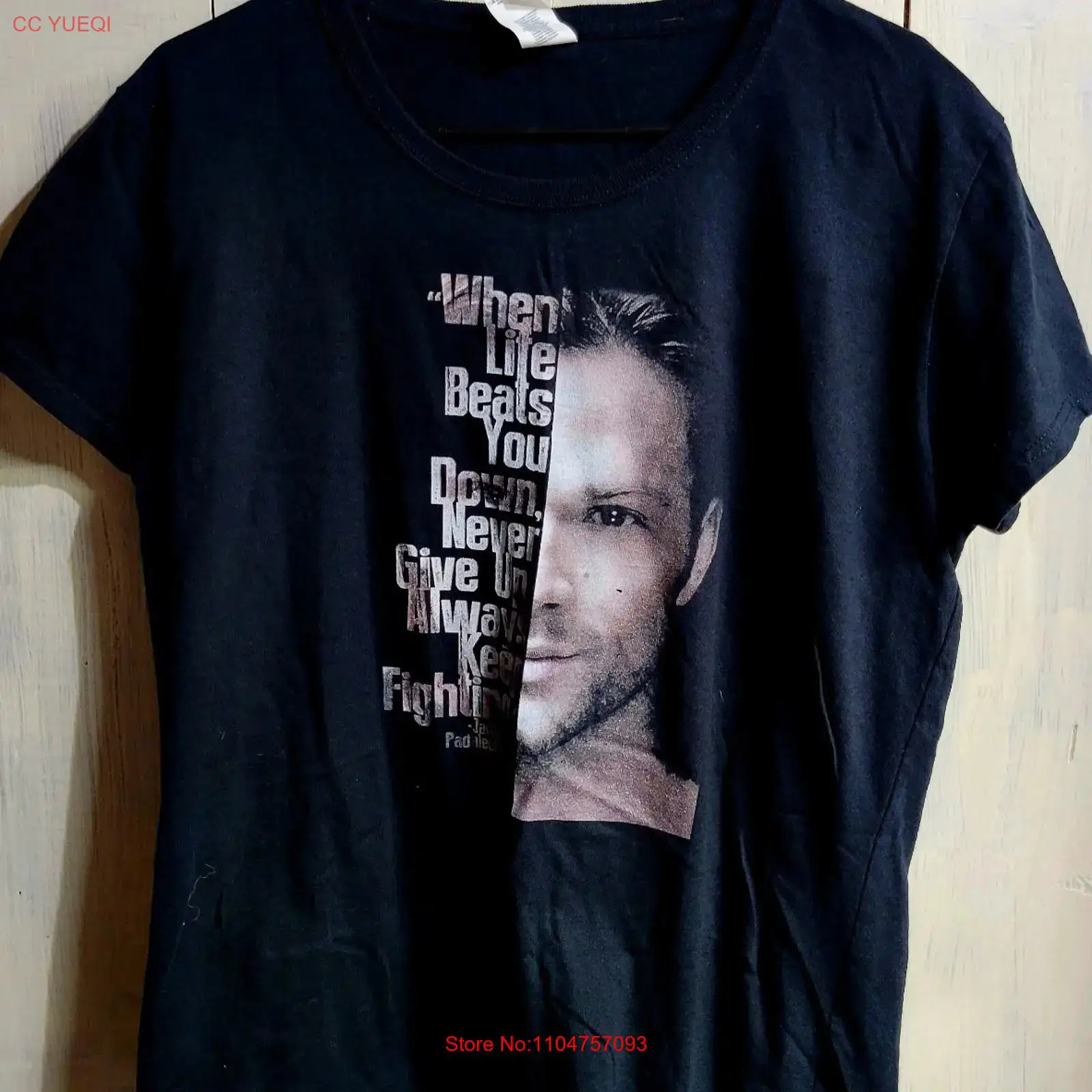 Xl Men'S Fashion - Camiseta Feminina Supernatural Jared Padalecki Tamanho