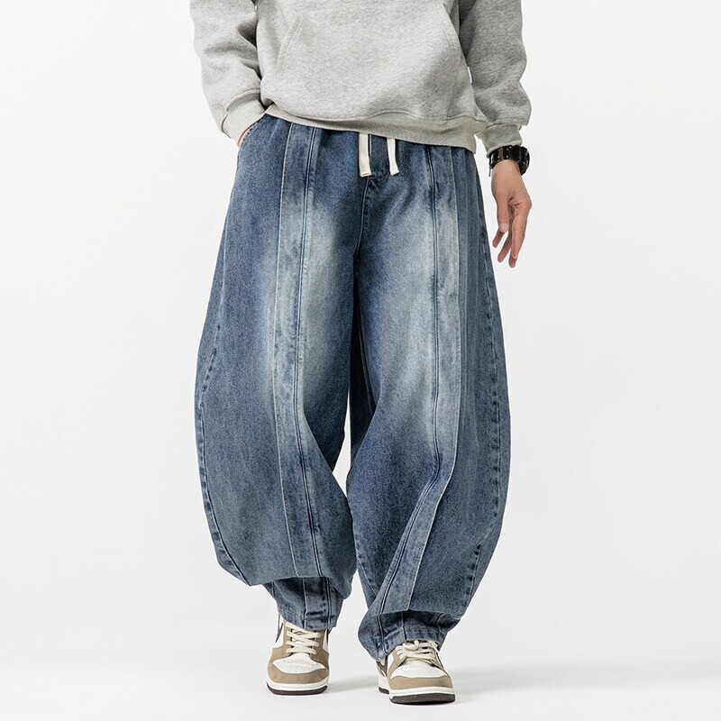 2025 novo vintage harem calças - Men'S Fashion Jeans 2025 avaliação e preço