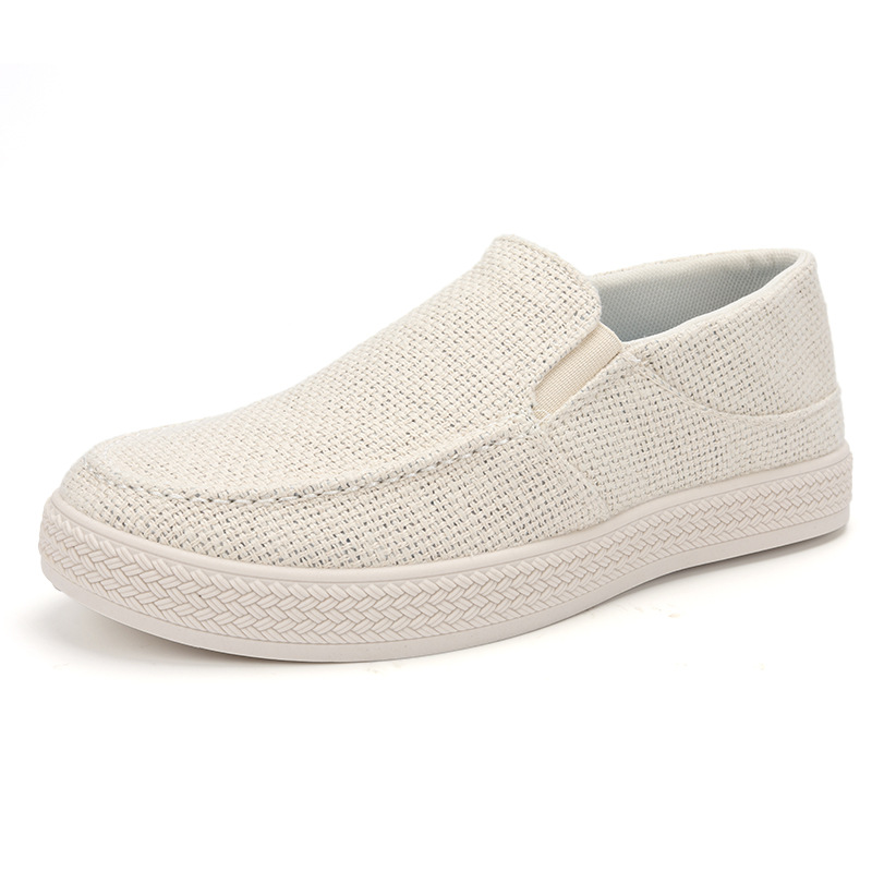 Men'S Fashion Loafers - Sapatos masculinos de linho, estilo slip-on,
