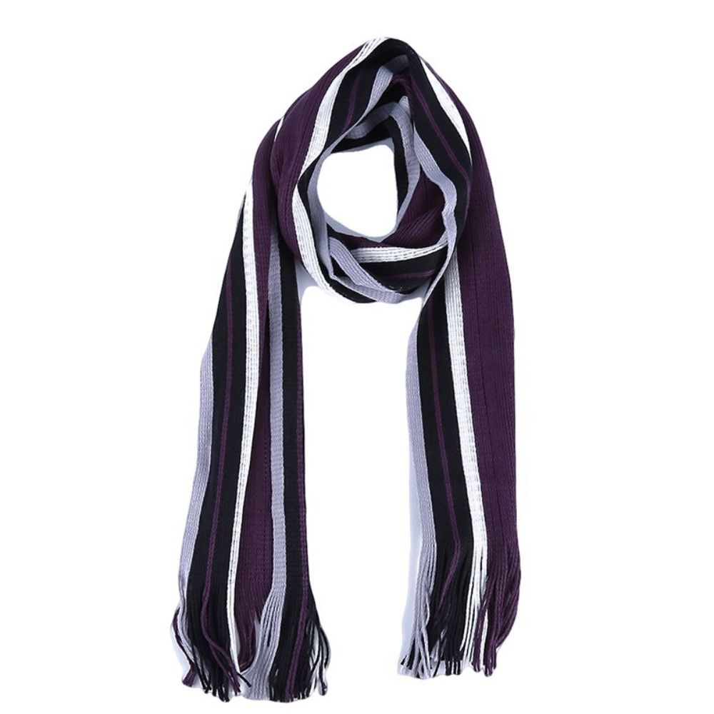 Cachecol listrado masculino de - Men Scarf Wool avaliação e preço