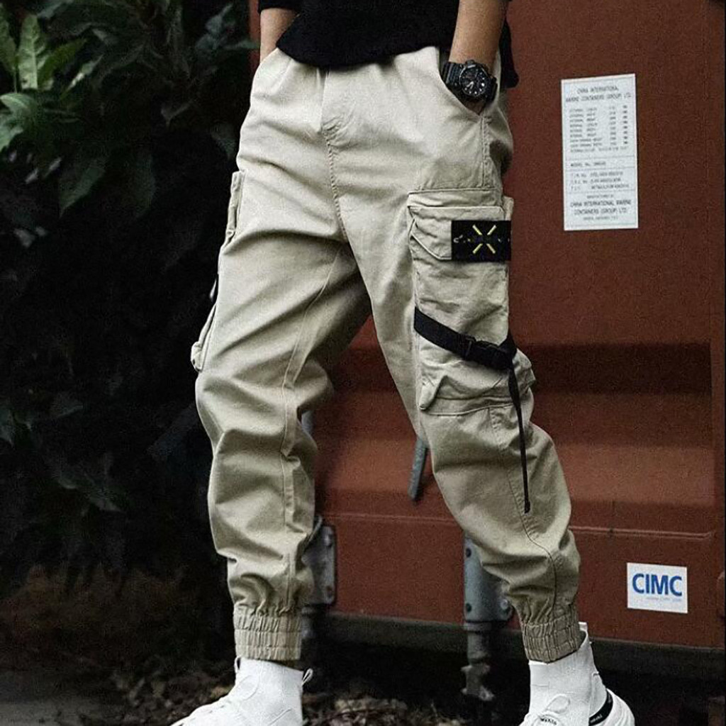 Calças Cargo Masculinas de Cai - Jogger Sweatpants Men avaliação e preço