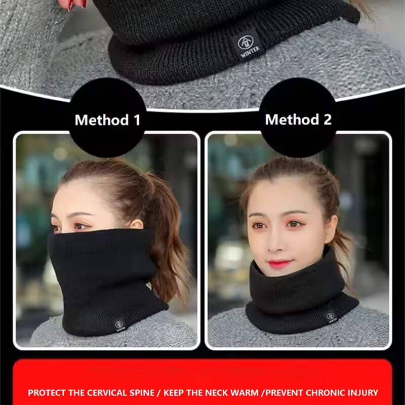 Cachecol de Pescoço de Inverno - Men Scarf Wool avaliação e preço