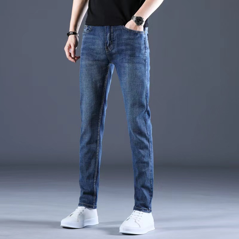 Calça Jeans Masculina Casual d - Men'S Fashion Jeans 2025 avaliação e preço