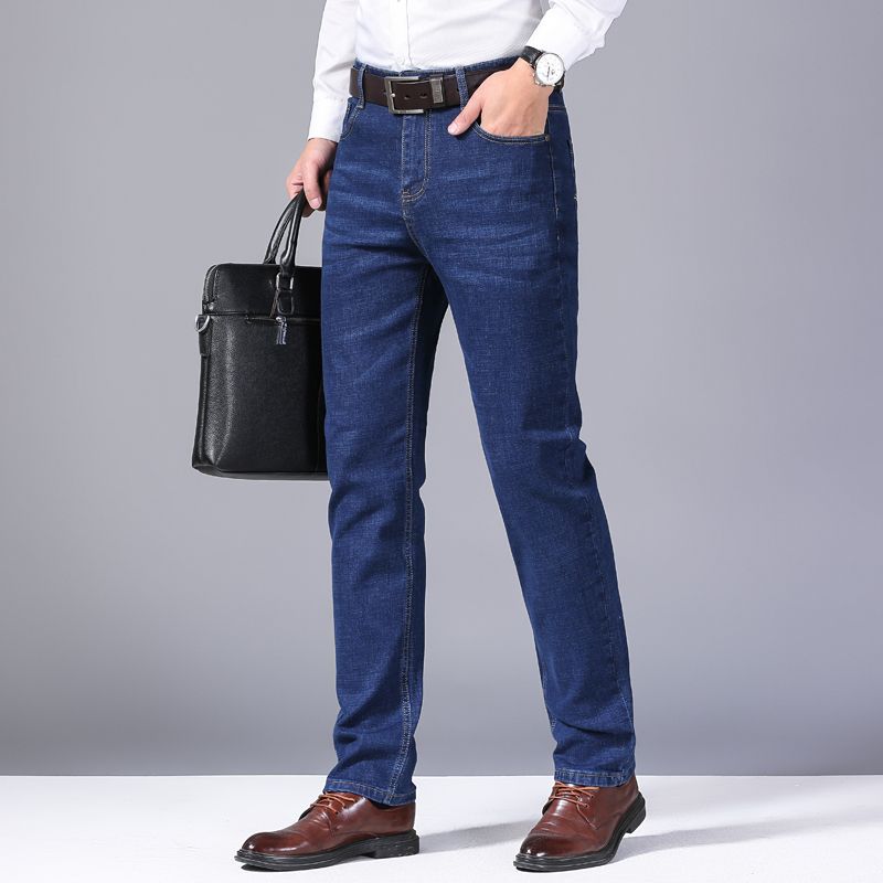 Calça Jeans Masculina Casual d - Men'S Fashion Jeans 2025 avaliação e preço