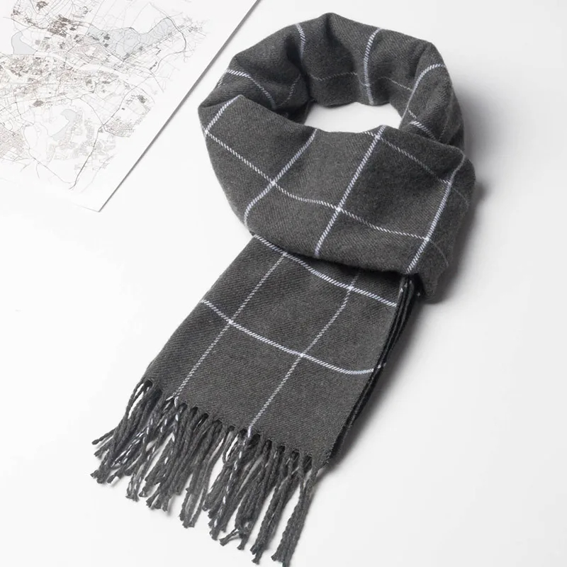 2023 novo inverno cachecol mas - Men Scarf Wool avaliação e preço