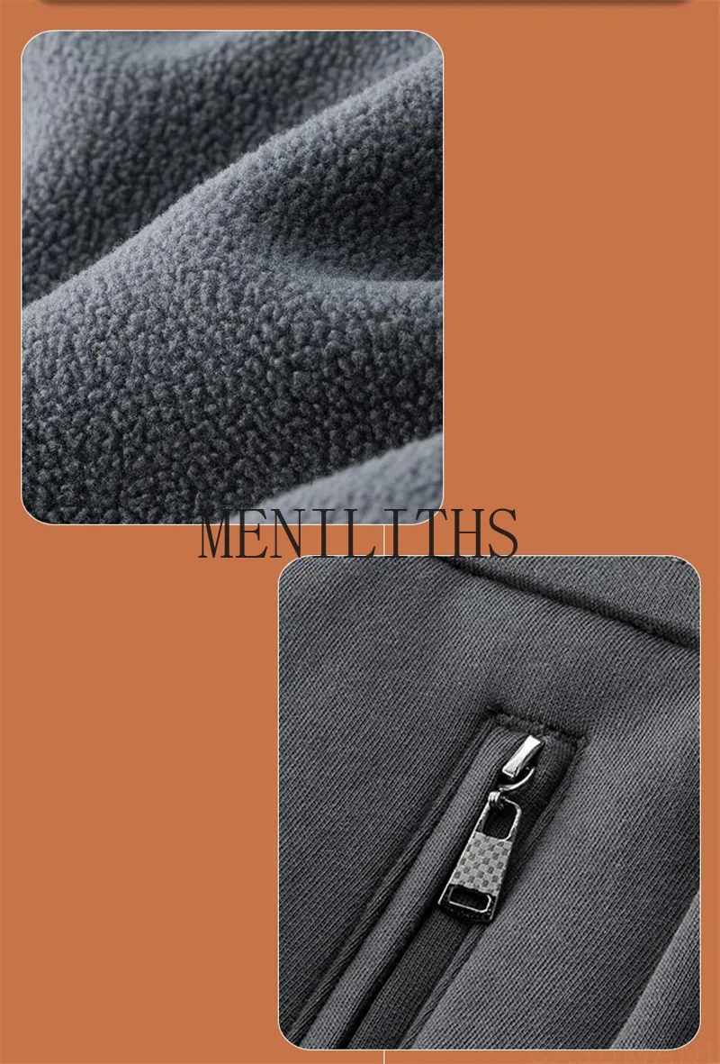 Calças de suor masculinas lã o - Mens Fashion Dark Grey Pants avaliação e preço