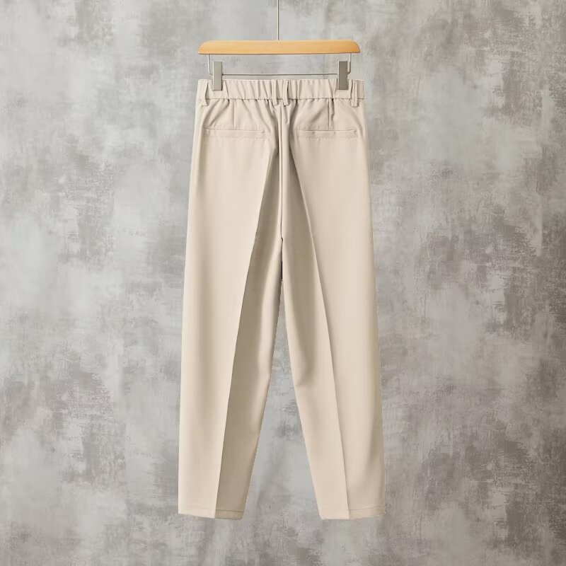Comprimento do tornozelo mascu - Mens Fashion Dark Grey Pants avaliação e preço