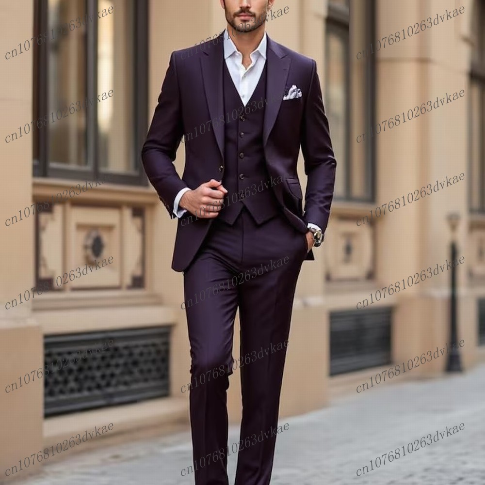 Novo Terno Masculino Formal Ci - Mens Fashion Dark Grey Pants avaliação e preço