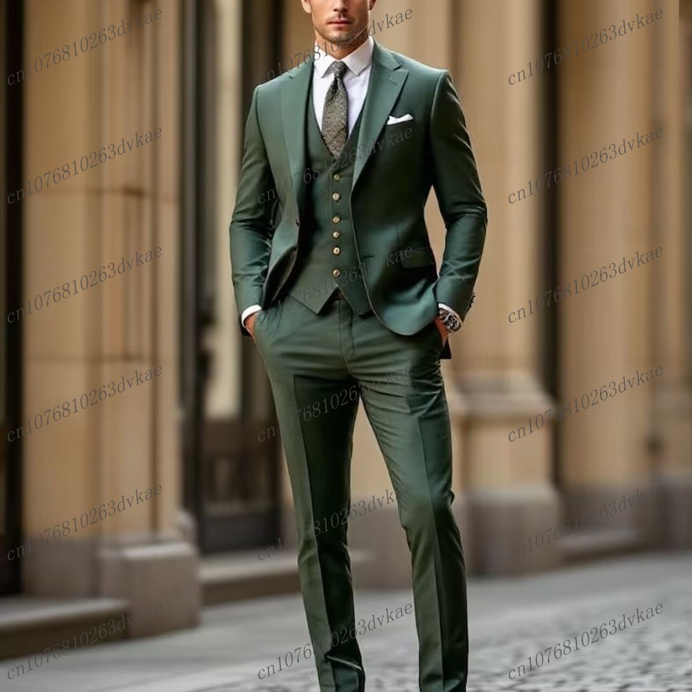 Novo Terno Masculino Formal Ci - Mens Fashion Dark Grey Pants avaliação e preço