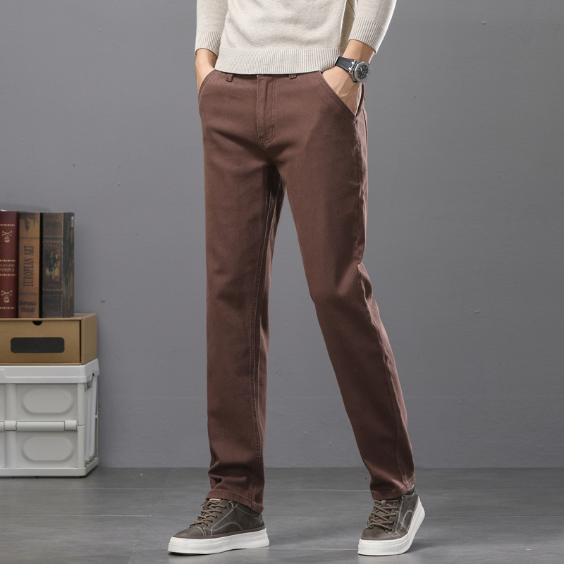 Calças Jeans Masculinas de Alg - Mens Fashion Dark Grey Pants avaliação e preço