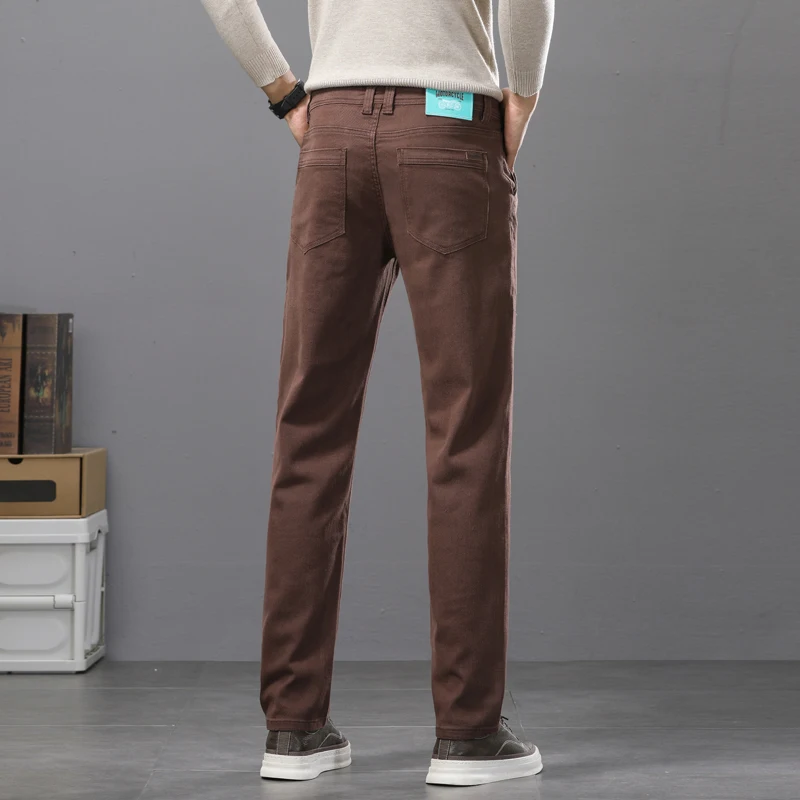 Calças Jeans Masculinas de Alg - Mens Fashion Dark Grey Pants avaliação e preço