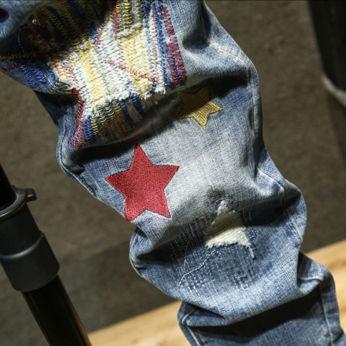 High-end indústria pesada amer - Men'S Fashion Jeans 2025 avaliação e preço