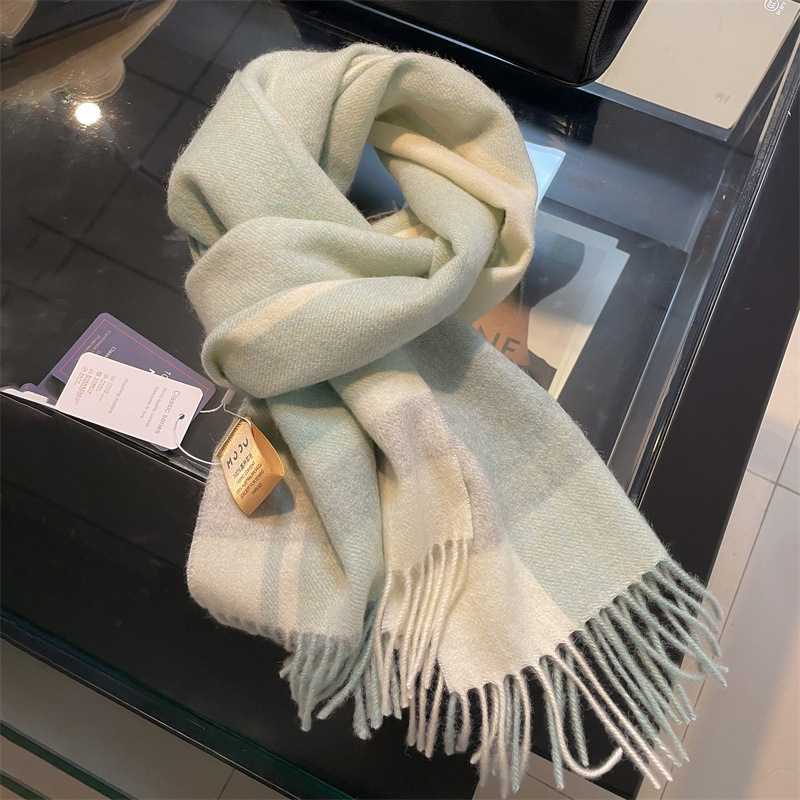 Alta qualidade pura 100% lã ca - Men Scarf Wool avaliação e preço