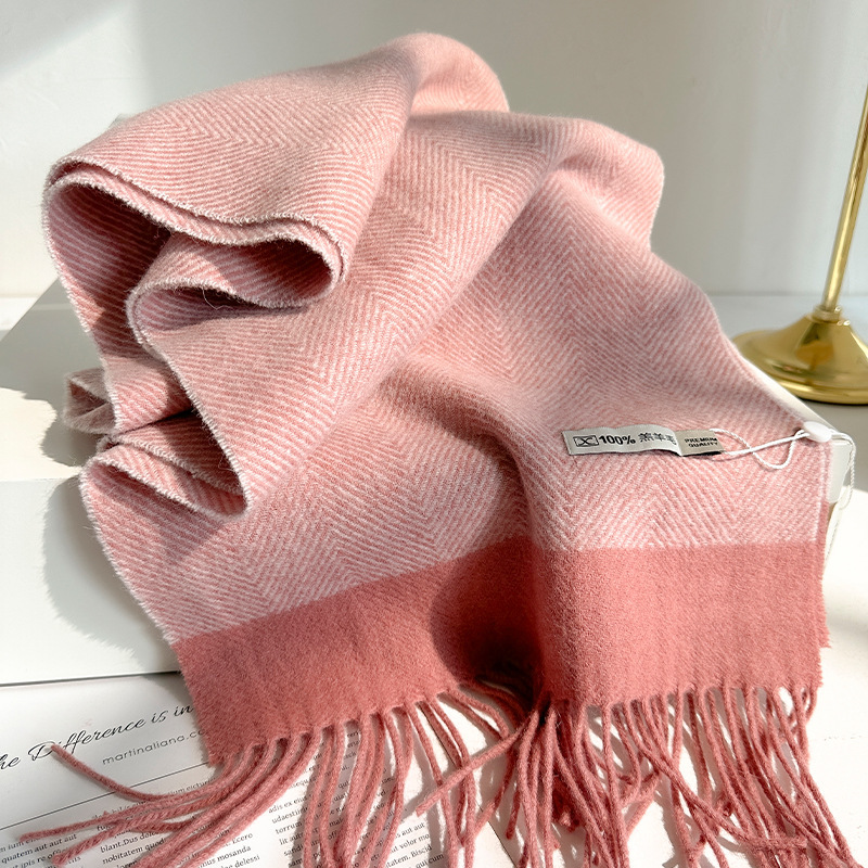 Cachecol de Lã 100% Pura para  - Men Scarf Wool avaliação e preço