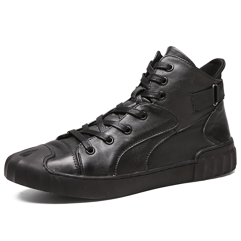 Botas Curtas Casuais de Couro  - Men'S Fashion Loafers avaliação e preço