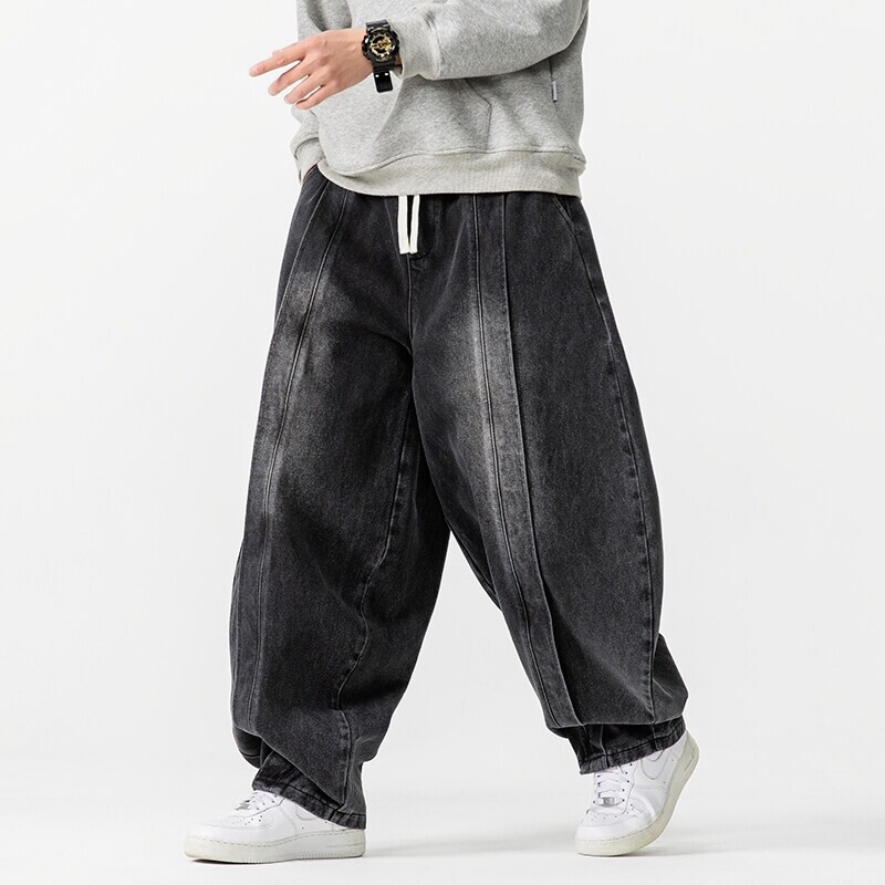 2025 novo vintage harem calças - Men'S Fashion Jeans 2025 avaliação e preço