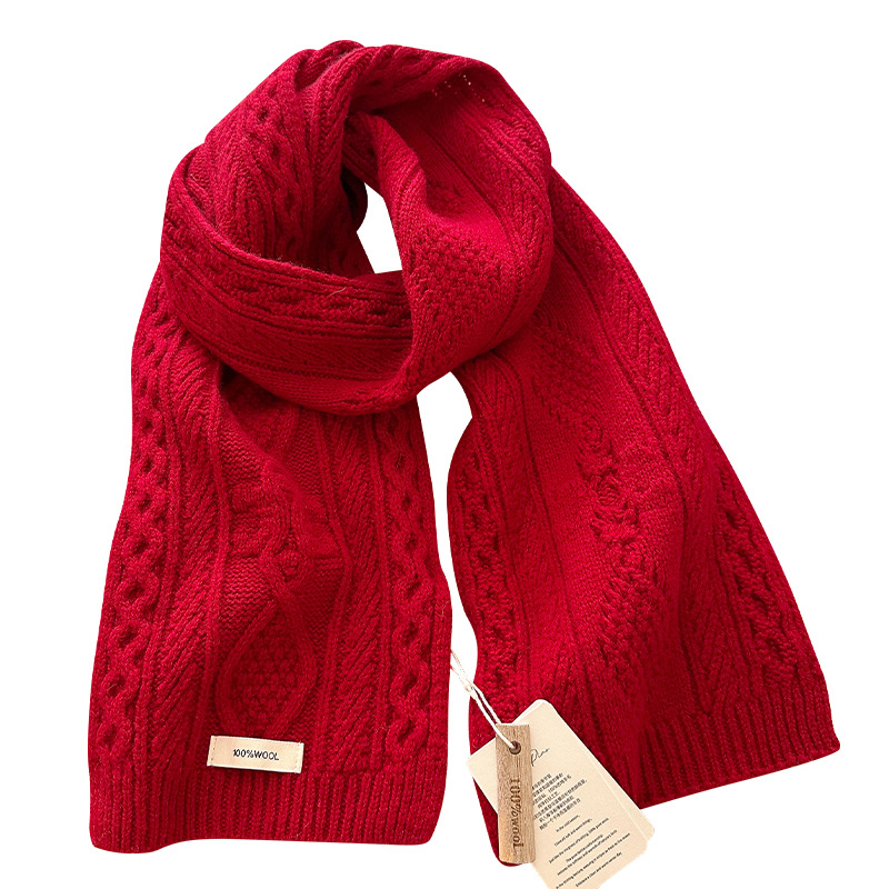 Luxo 100% cachecol de lã femin - Men Scarf Wool avaliação e preço